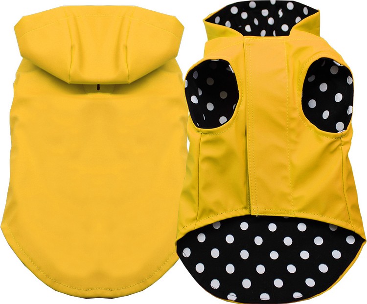 Pet Raincoat Yellow Size Large